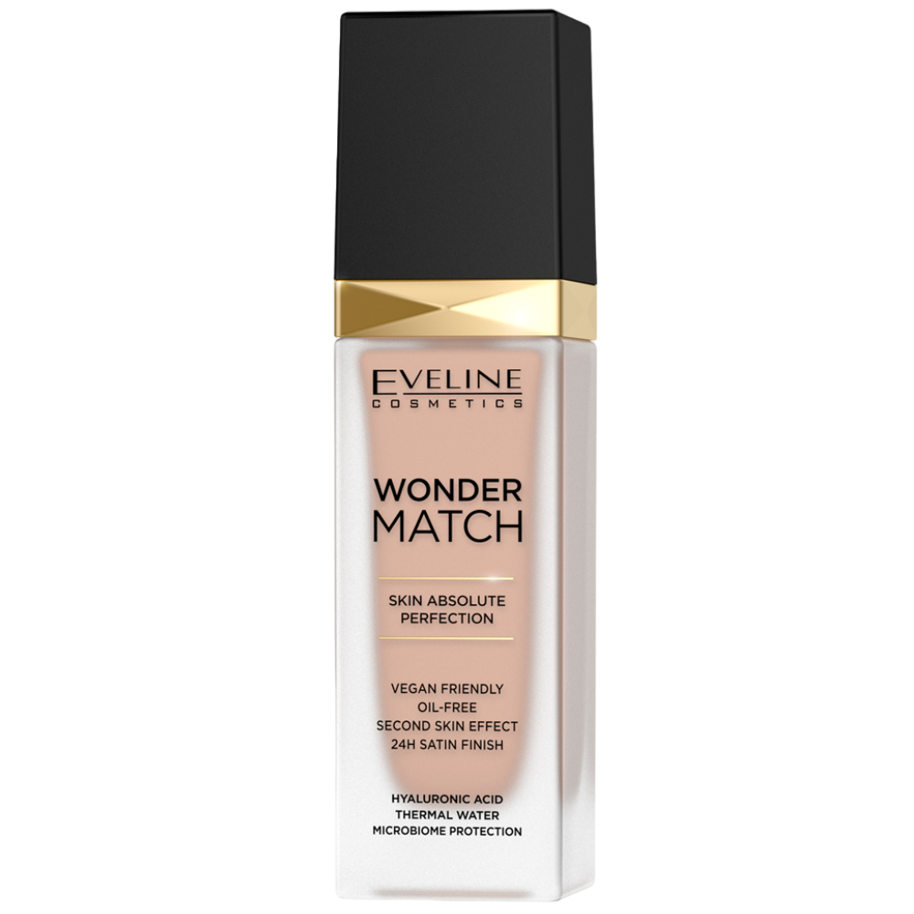 Fond de ten Wonder Match 35 Sunny Beige, 30ml, Eveline Cosmetics