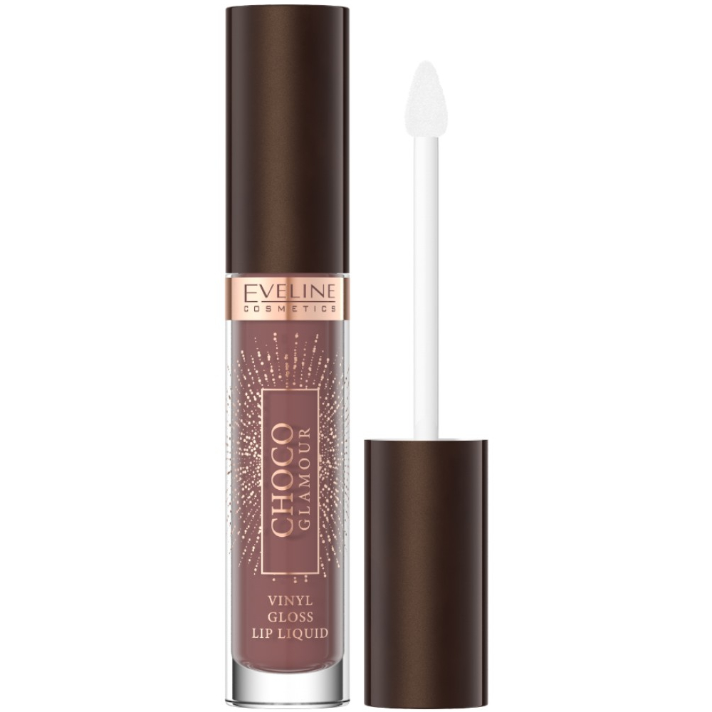 Luciu de buze Vinyl Choco Glamour No 2, 4.5ml, Eveline Cosmetics