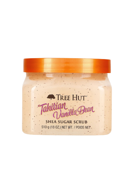 Scrub de corp Tahitian Vanilla Bean Shea Sugar, 510g, Tree Hut