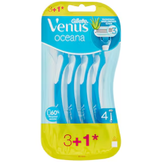 Set aparat de ras Venus 3 Oceana, 4 bucati, Gillette