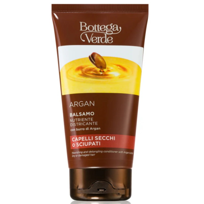 Balsam pentru par fragil cu unt de argan, 150ml, Bottega Verde