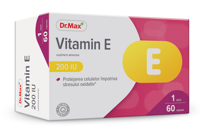 Dr. Max Vitamina E 200 UI, 60 capsule