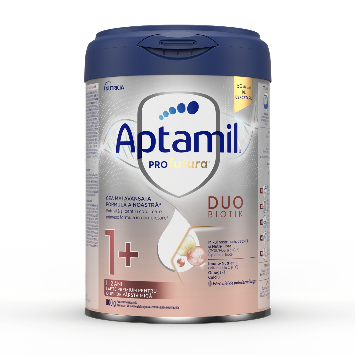 Lapte de inceput 1-2 ani PRO Futura DUO-BIOTIK 1+, 800g, Aptamil