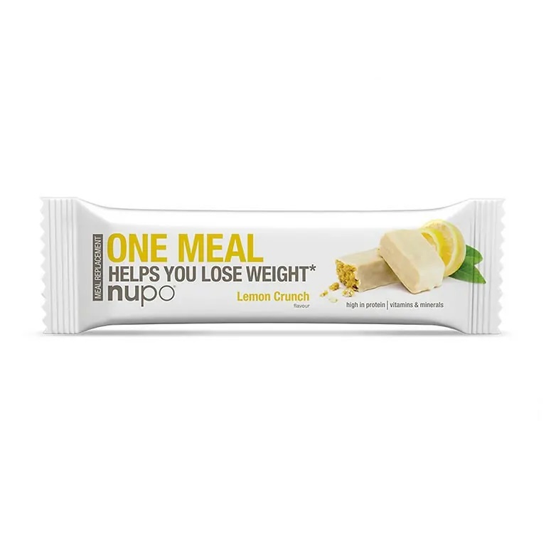 Baton One Meal Lemon Crunch, 1 bucata, Nupo