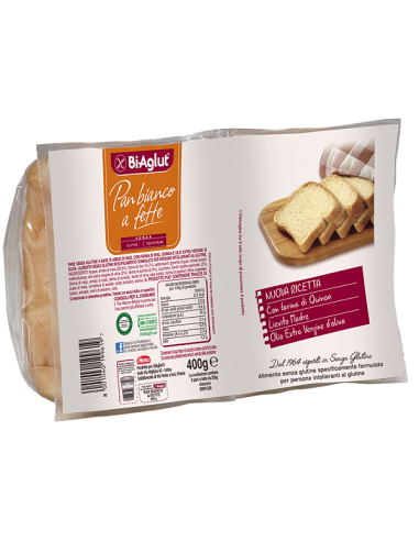 Paine alba feliata, 2x200g, BiAglut