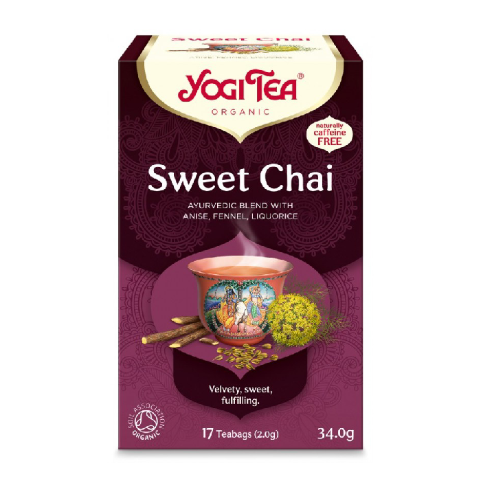 Ceai Sweet Chai, 17 plicuri, Yogi Tea