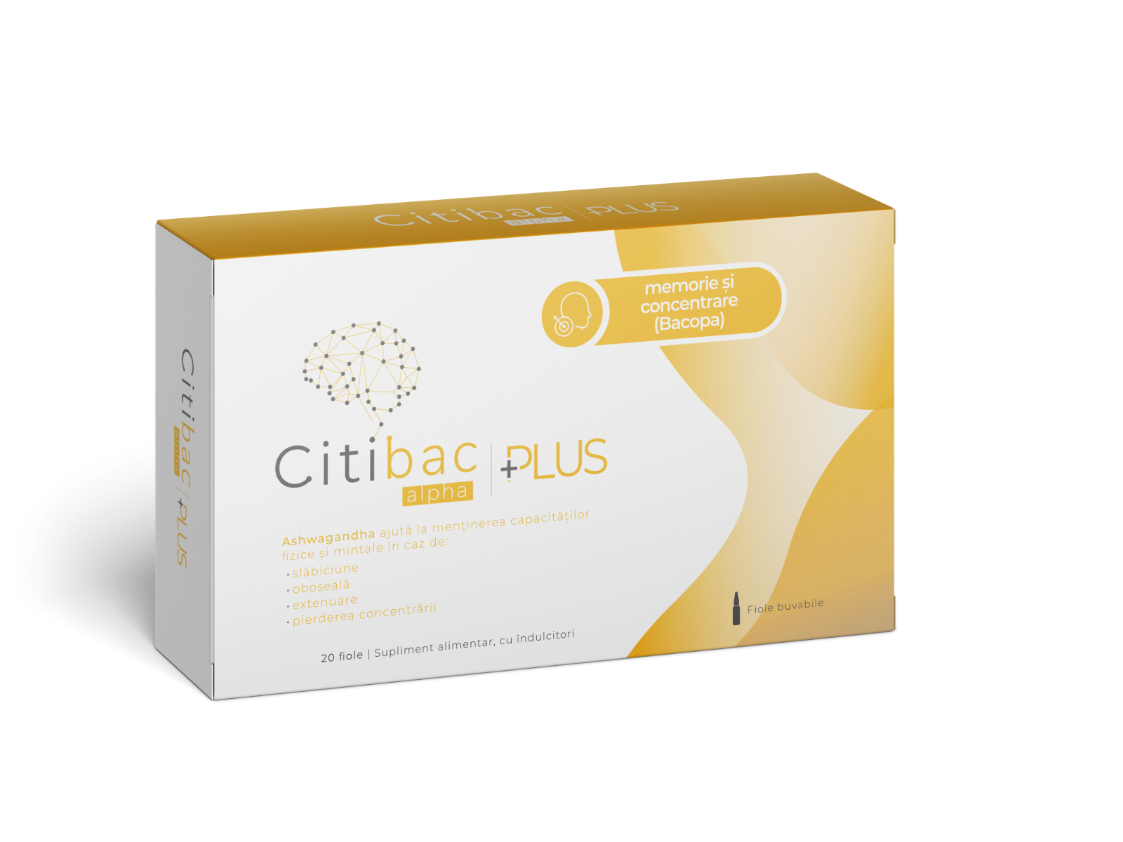 Citibac Alpha Plus, 20 fiole, Plantapol