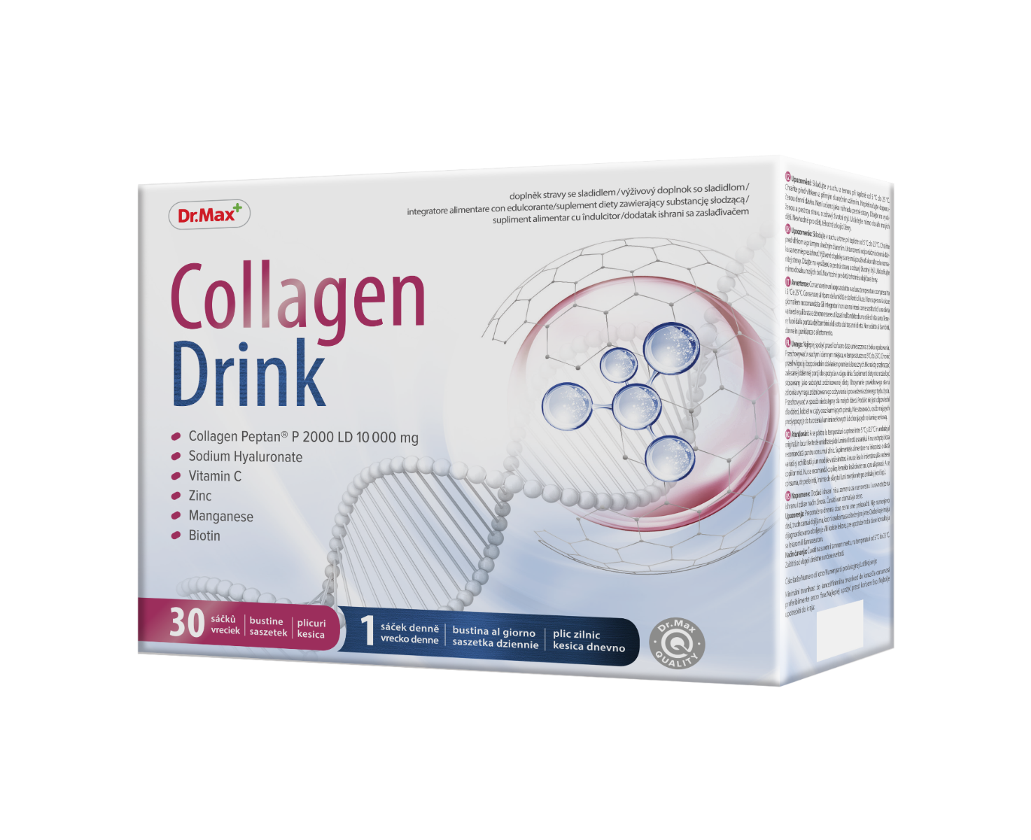 Dr. Max Collagen Drink, 30 plicuri