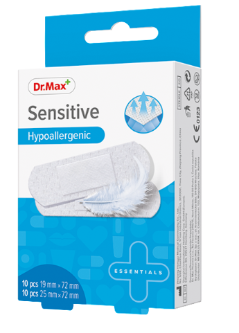 Dr. Max Plasturi Sensitive 19 x 72mm, 10 bucati + 25 x 72mm, 10 bucati