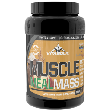 Muscle Meal Mass 1 cu aroma de vanilie, 500g, Vitabolic