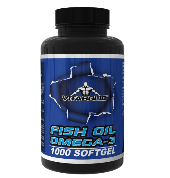 Fish Oil Omega 3 1000mg Softgel, 120 capsule, Vitabolic