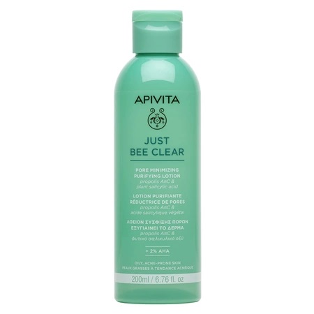 Apivita Lotiune purifianta pentru pori dilatati Just Bee Clear, 200ml