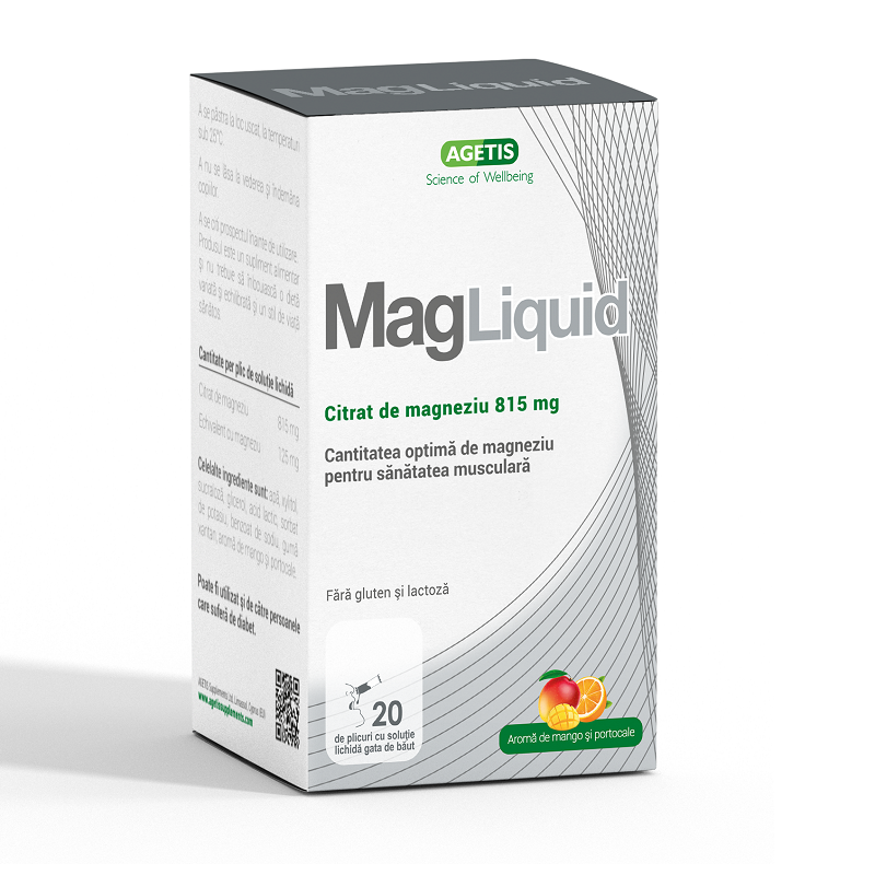 MagLiquid 815mg 20 plicuri Agetis