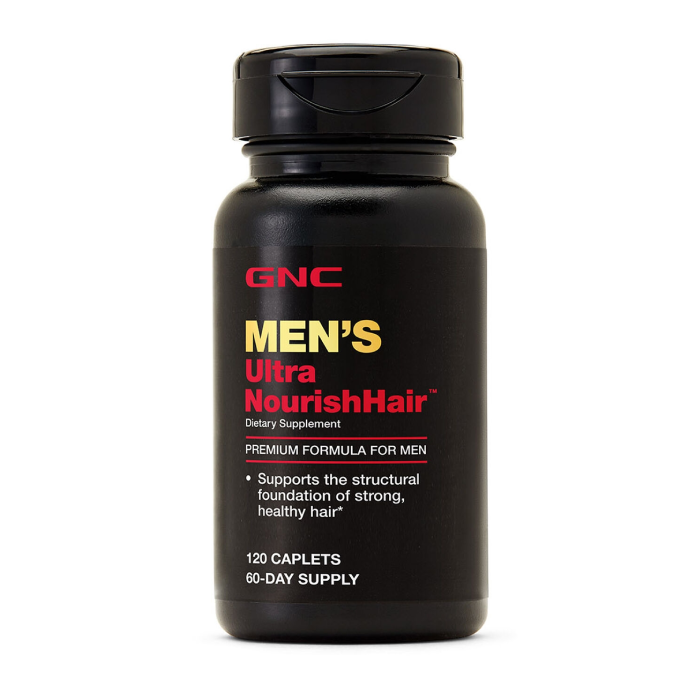 Men's Ultra NourishHair, 120 tablete, GNC