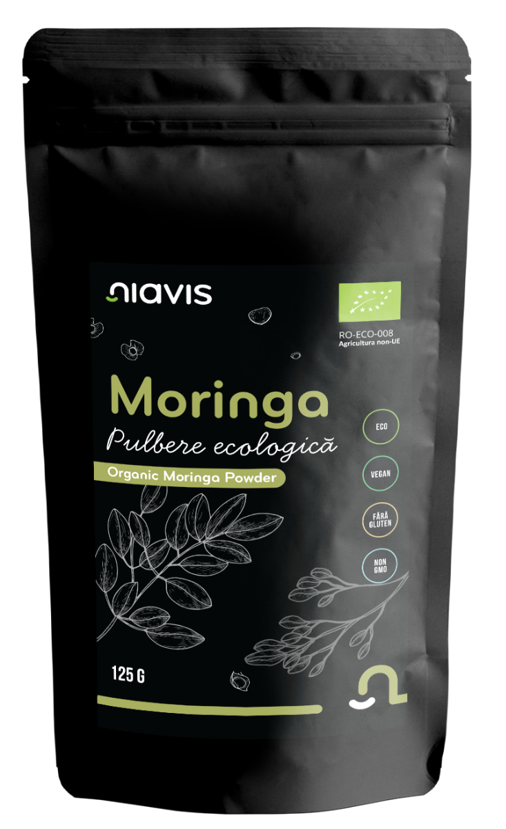 Moringa Pulbere ecologica, 125g, Niavis