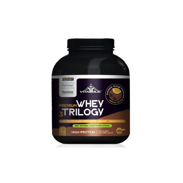 Premium Whey Trilogy Chocolate Orange, 2kg, Vitabolic