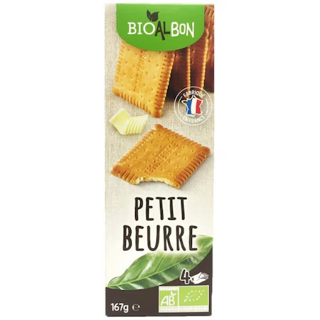 Biscuiti cu unt, 167g, Bioalbon