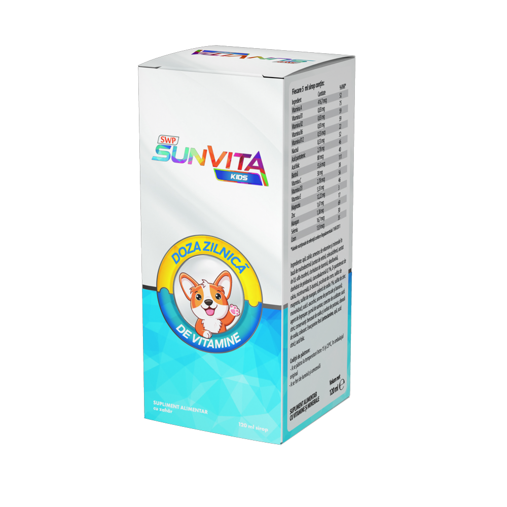 Sunvita Kids sirop, 120ml, Sun Wave Pharma