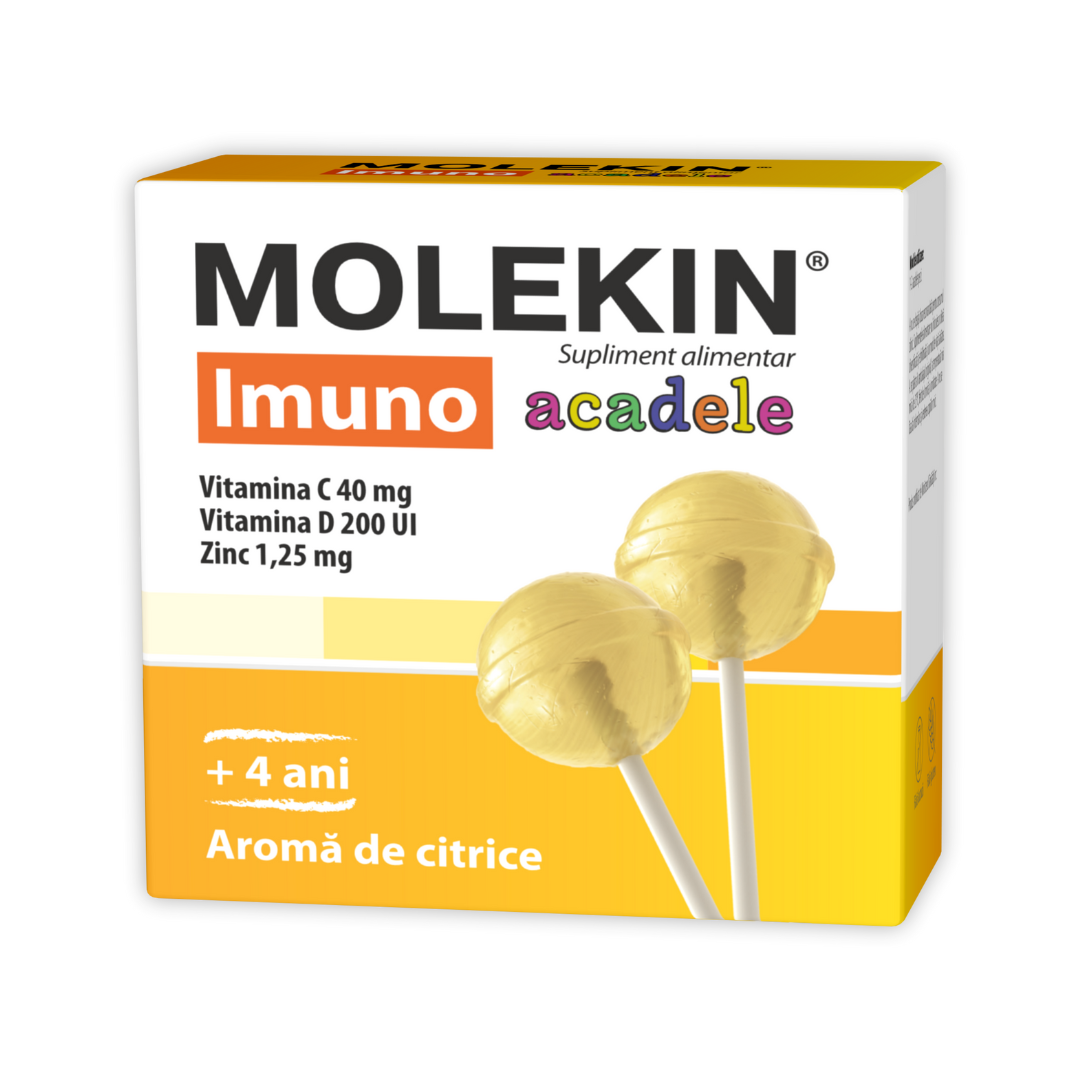 Molekin Imuno 4 ani+, 12 acadele, Zdrovit