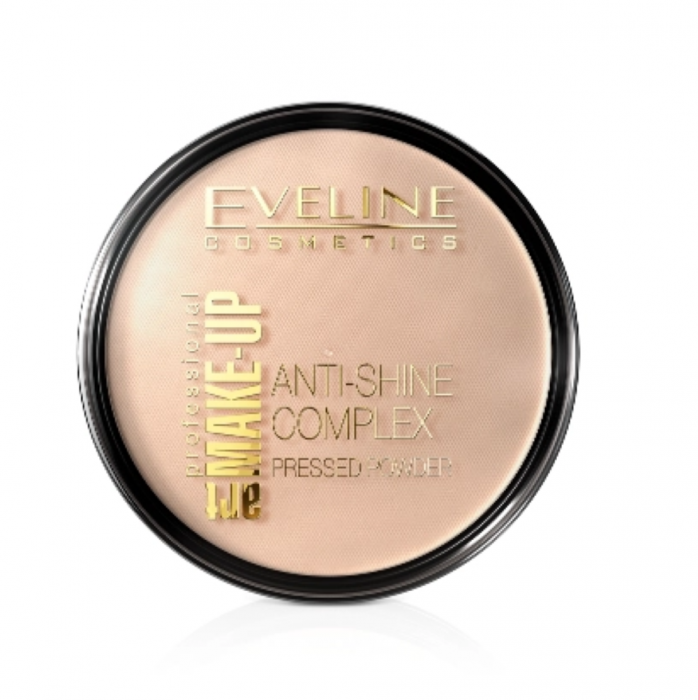 Pudra compacta Art Make-up Anti-Shine Complex 31 Transparent, 14g, Eveline Cosmetics