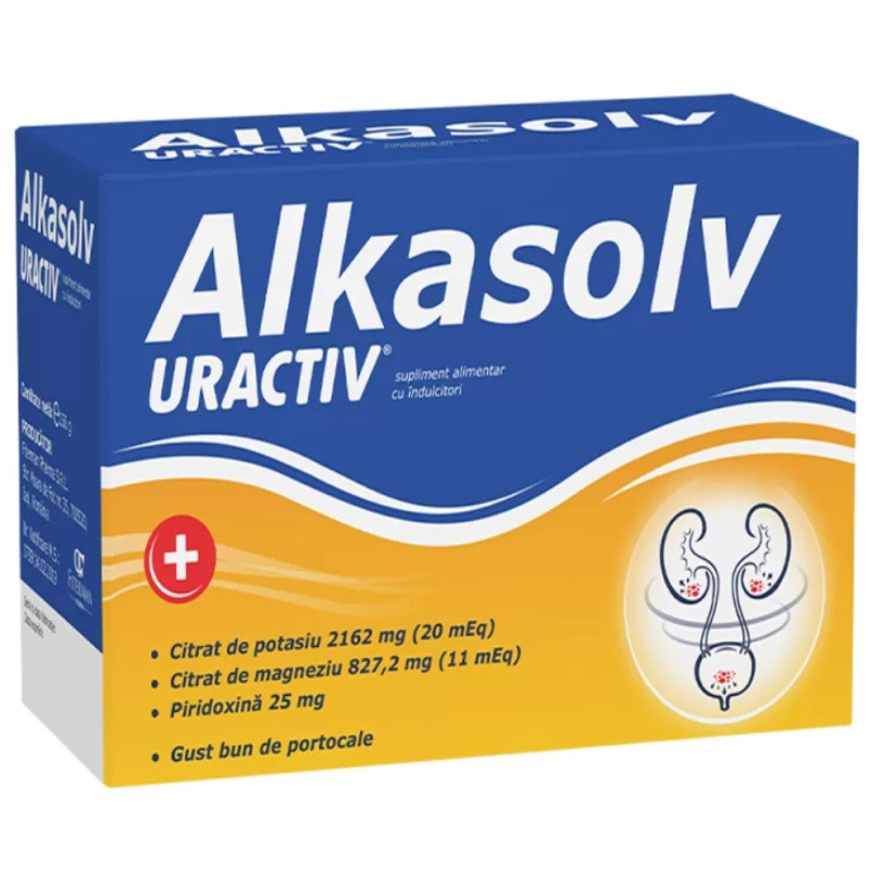 Uractiv Alkasolv, 30 plicuri