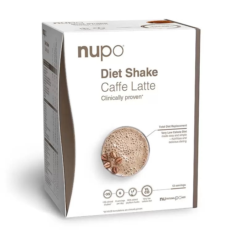 Shake Caffe Latte, 12 plicuri, Nupo