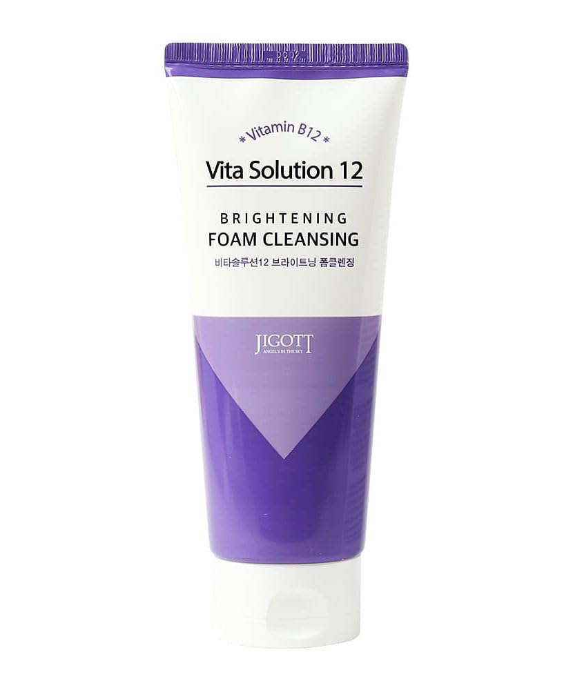 Spuma de curatare Vita Solution 12 Brightening, 180ml, Jigott