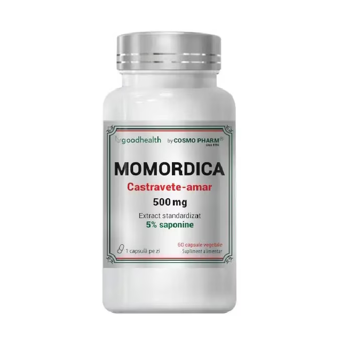 Momordica 500mg, 60 capsule vegetale, Cosmo Pharm