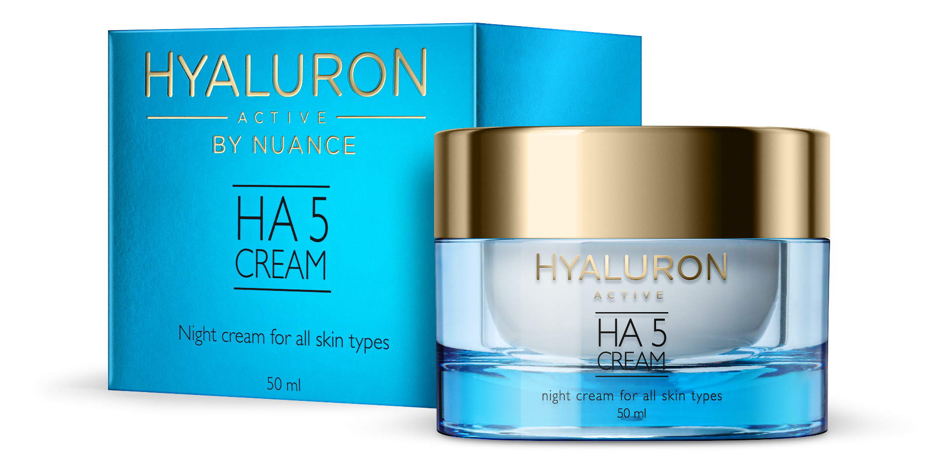 Crema de noapte Hyaluron Active, 50ml, Nuance