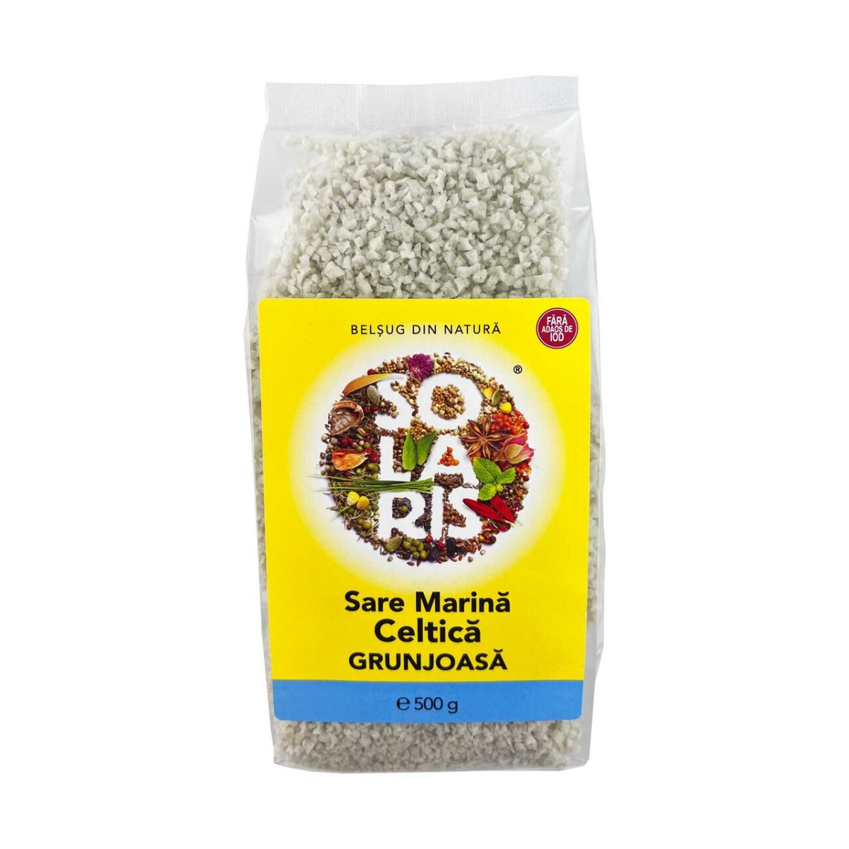 Sare marina grunjoasa celtica, 500g, Solaris