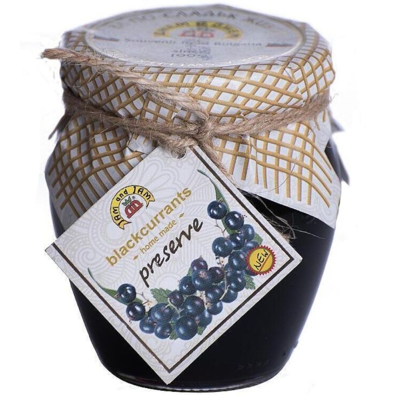 Dulceata de coacaze negre, 240g, Jam&Jam