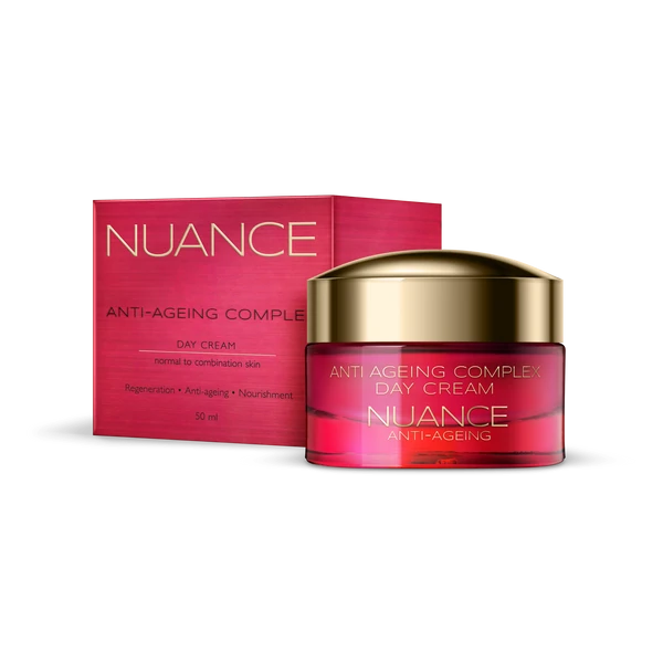 Crema de zi pentru ten normal Anti-Ageing, 50ml, Nuance