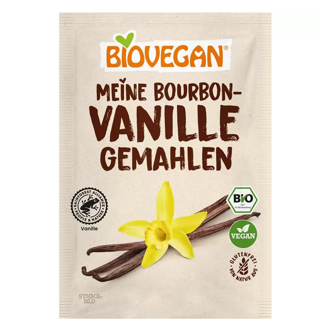 Vanilie bourbon macinata Eco fara gluten, 5g, Biovegan