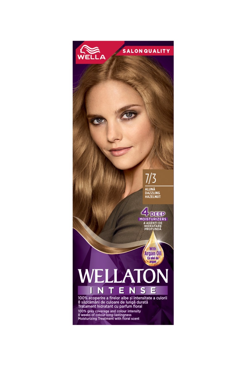 Vopsea de par permanenta Aluna 7.3 Wellaton, 110ml, Wella