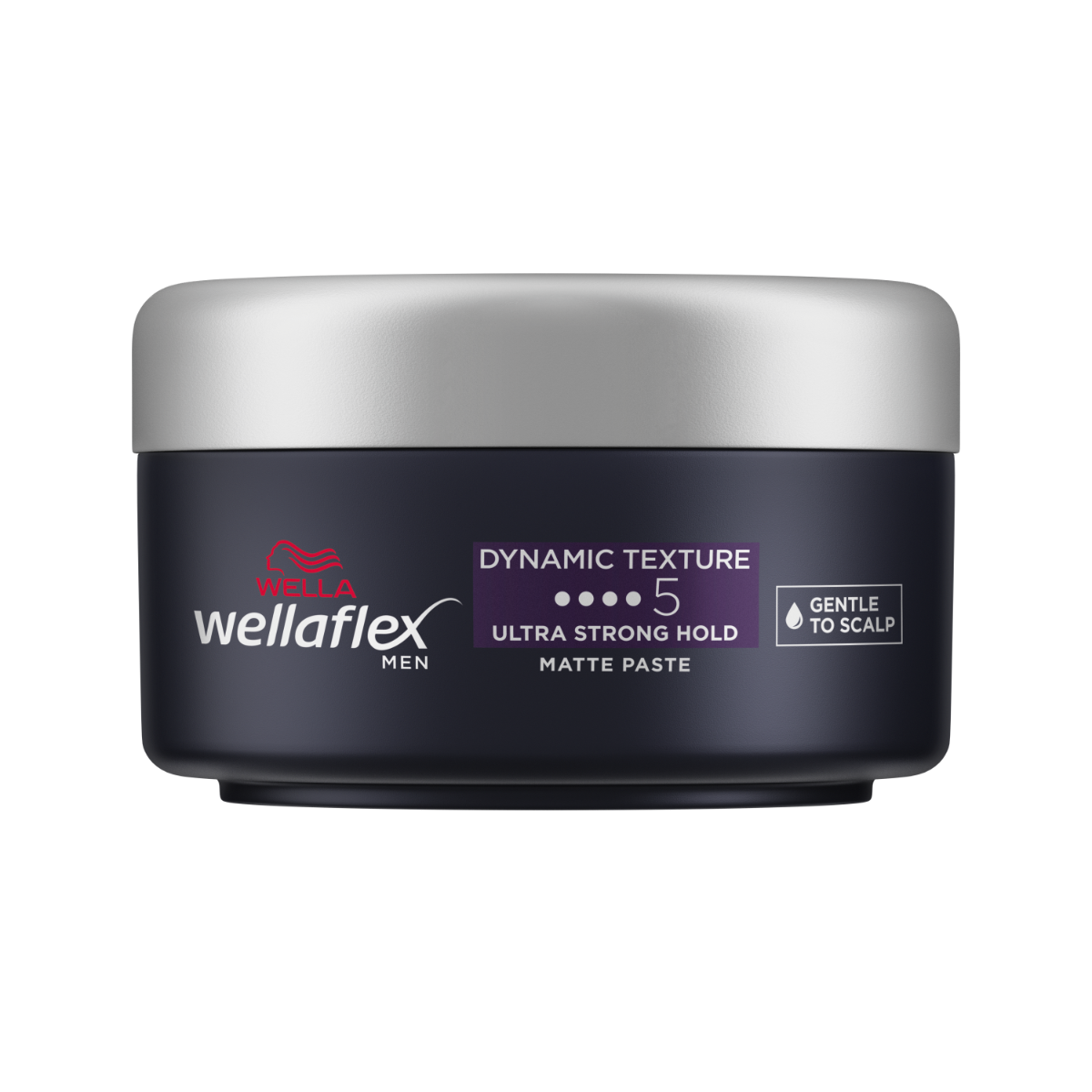 Ceara mata pentru par cu grad de fixare 5 Men Dynamic Texture Wellaflex, 75ml, Wella