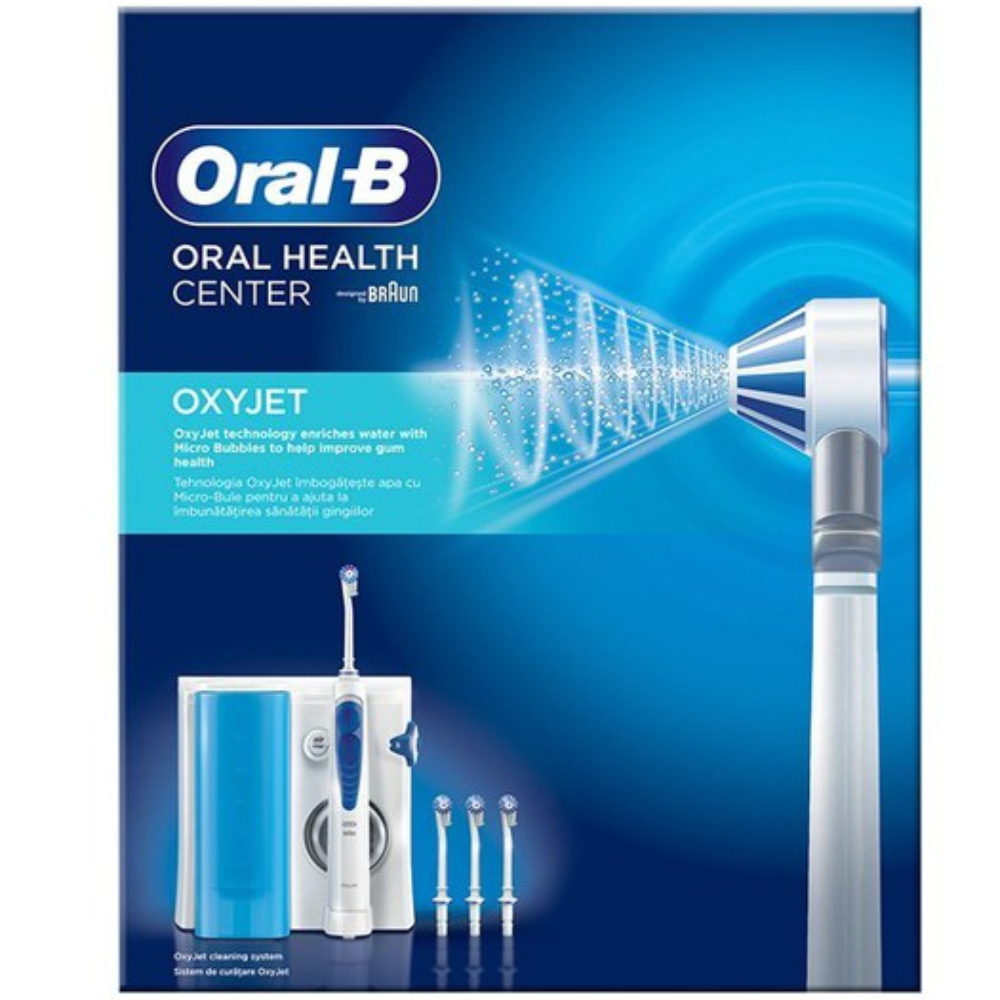 Irigator bucal cu 5 trepte de viteza Oxyjet MD20 Alb, 1 bucata, Oral-B