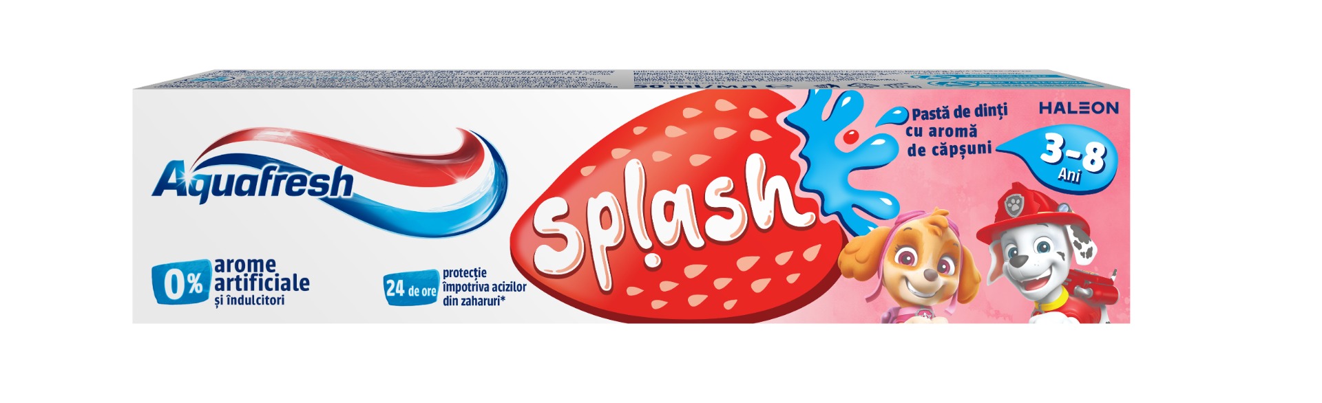 Pasta de dinti pentru copii Splash 3-8 ani, 50ml, Aquafresh