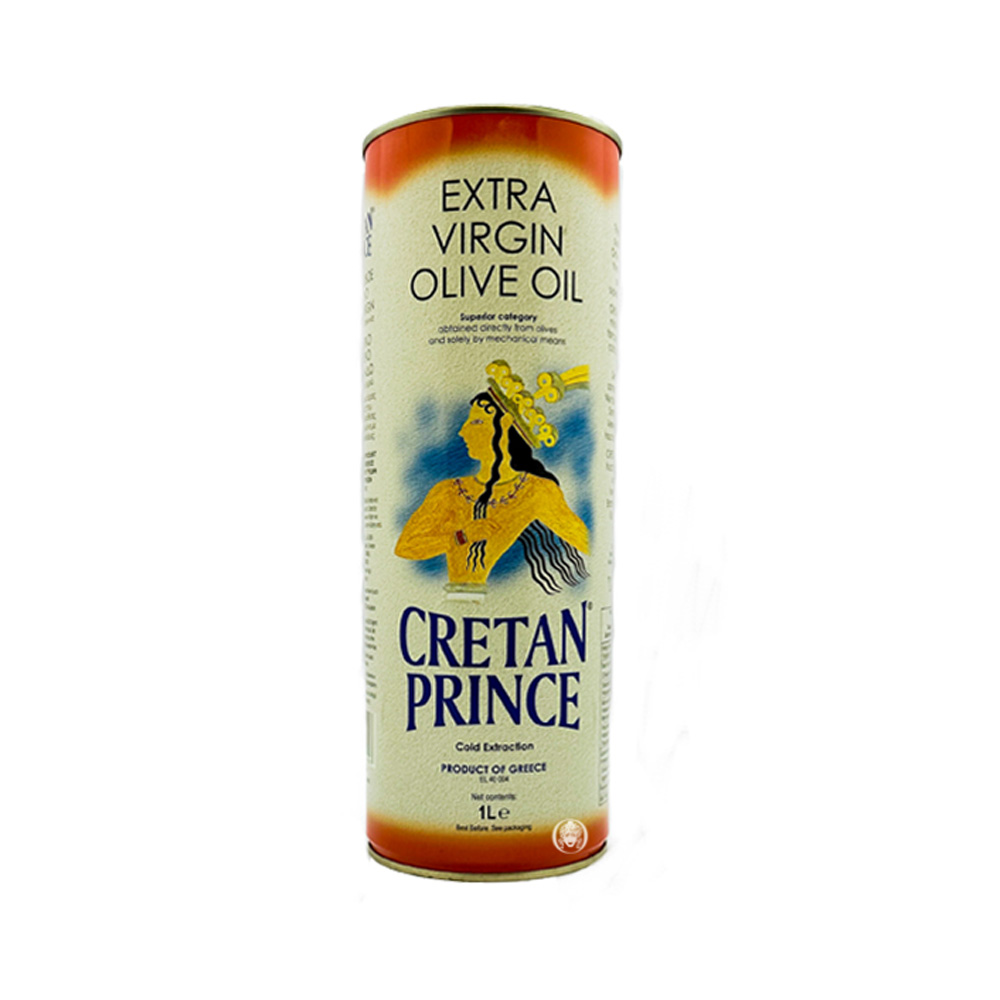 Ulei de masline extravirgin in cutie de metal Printul Cretan, 1l, Creta Oil