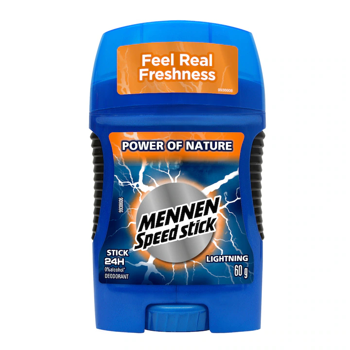 Deodorant solid Lightning, 60g, Mennen Speed Stick