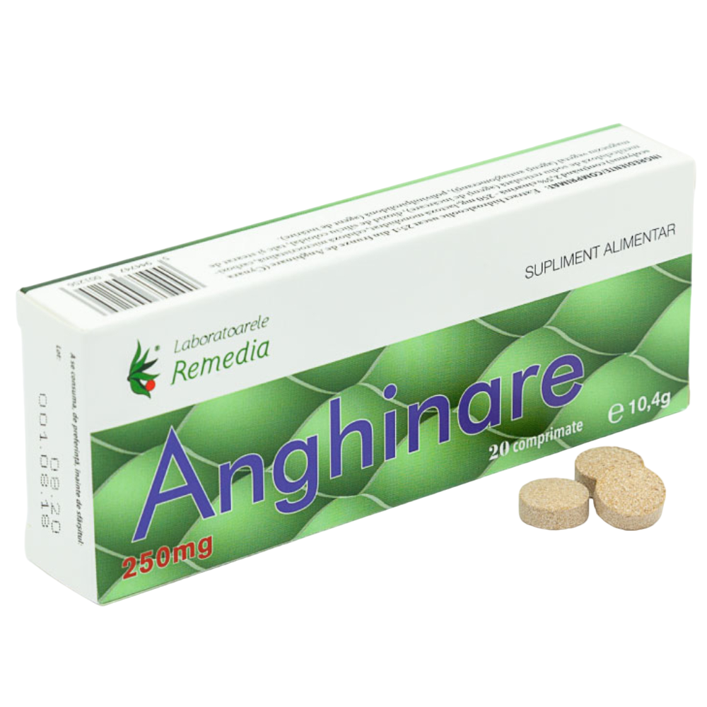 Anghinare 250mg, 20 comprimate, Laboratoarele Remedia