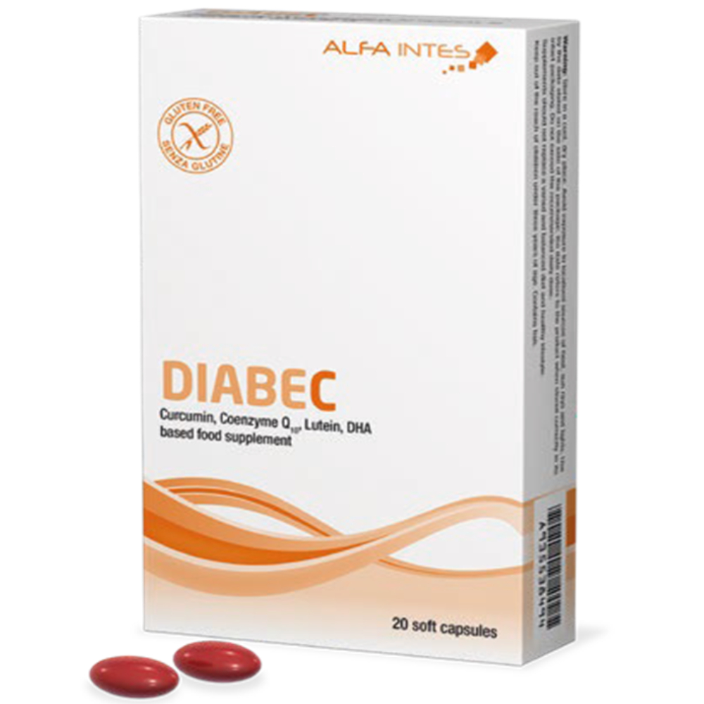 Diabec, 20 capsule moi, Alfa Intes