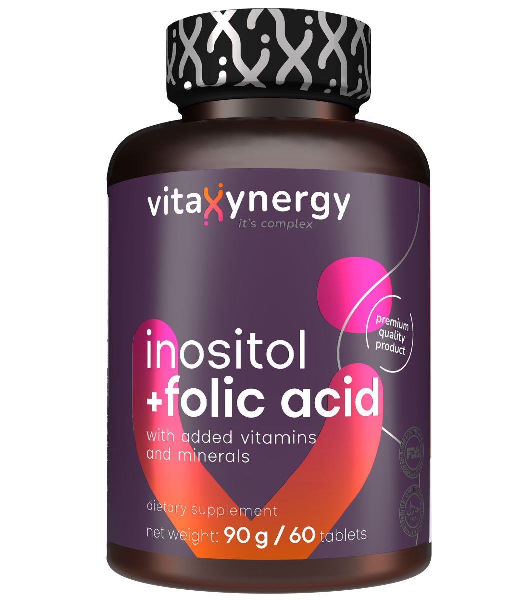 Inositol + Acid Folic, 60 tablete, Vitaxynergy