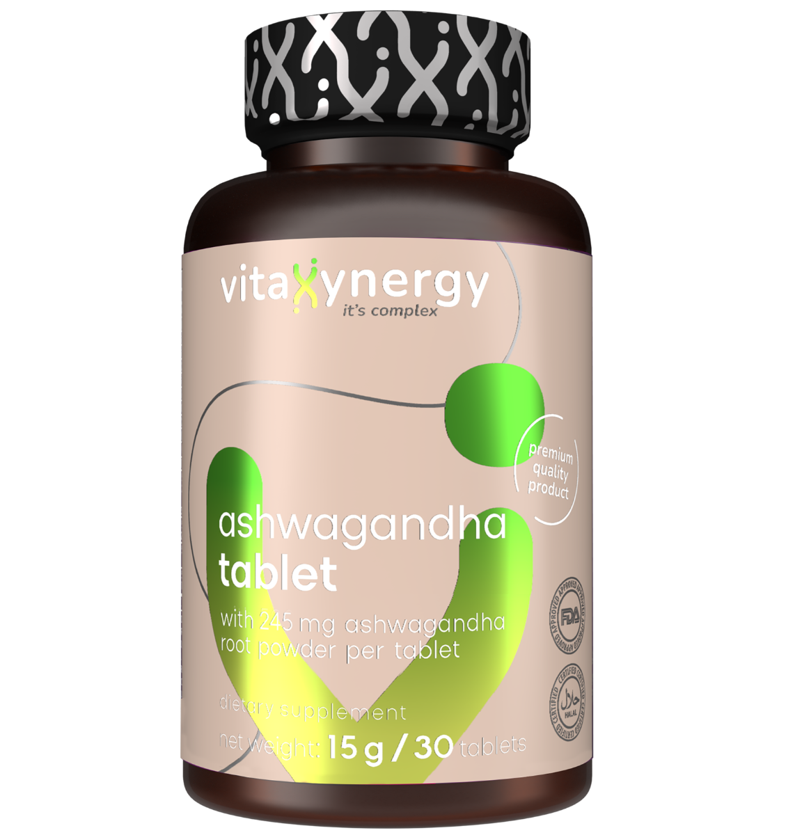 Ashwagandha, 30 tablete, Vitaxynergy