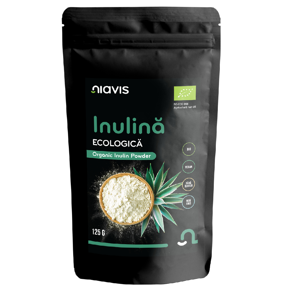 Inulina din agave ecologica, 125g, Niavis