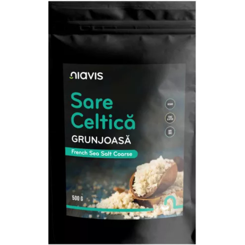 Sare celtica grunjoasa, 500g, Niavis