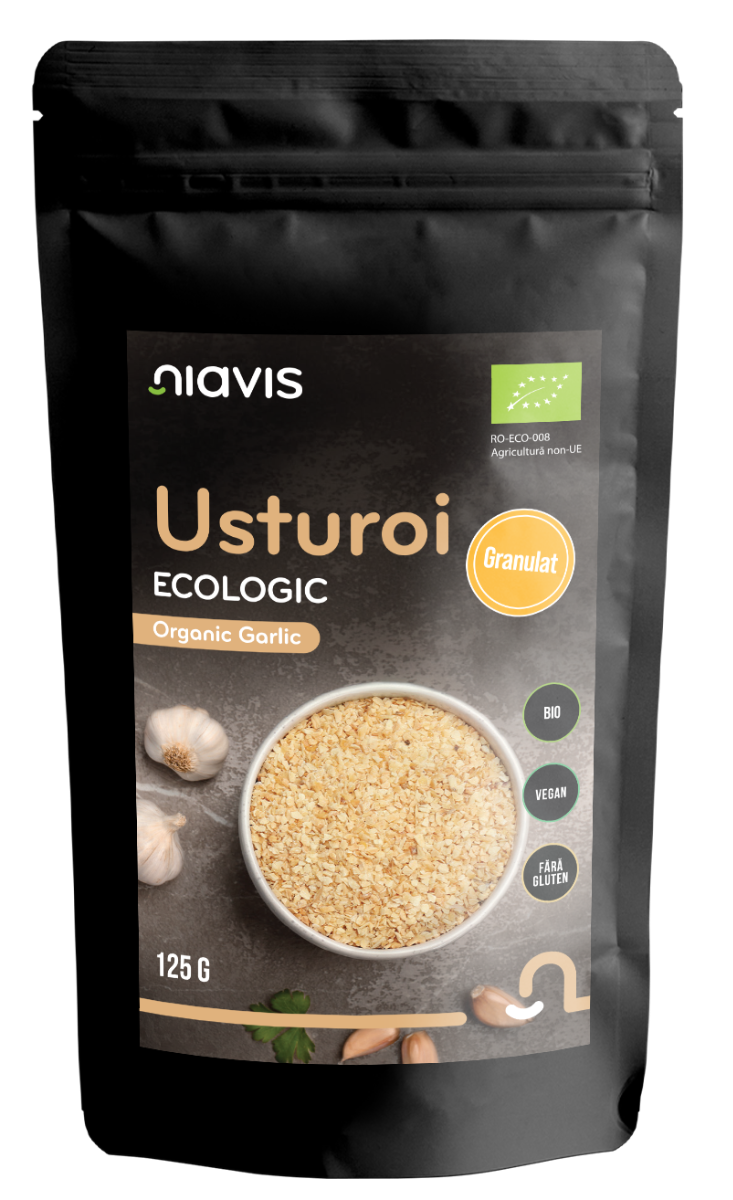 Usturoi granulat ecologic, 125g, Niavis