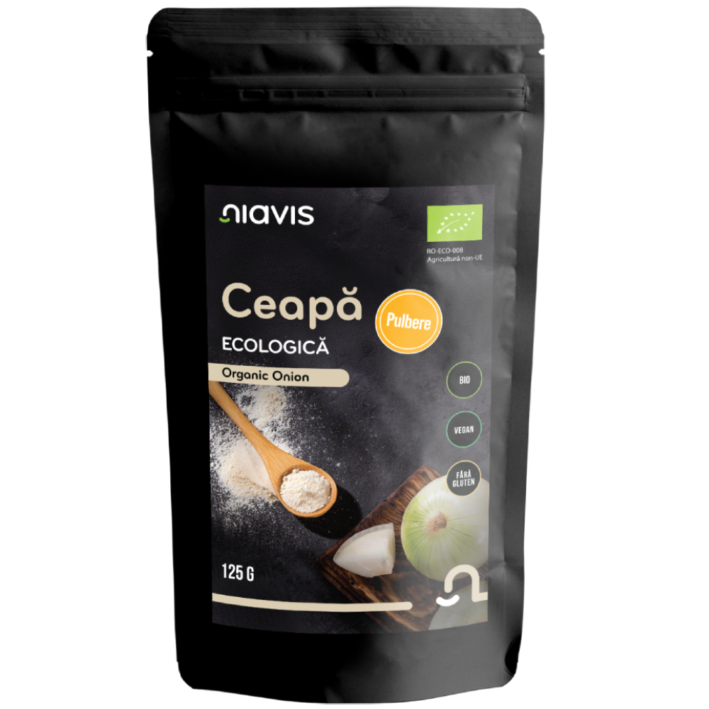 Ceapa pulbere ecologica, 125g, Niavis