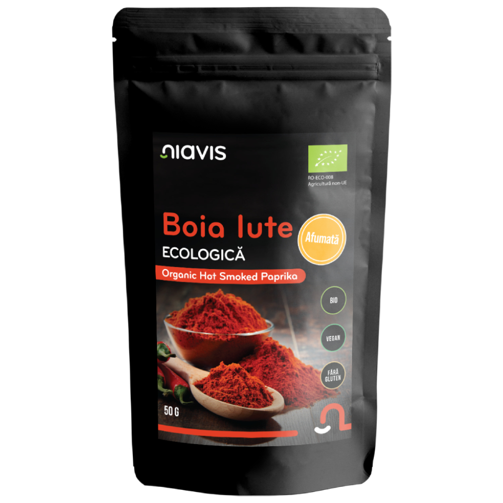 Boia iute afumata ecologica, 50g, Niavis