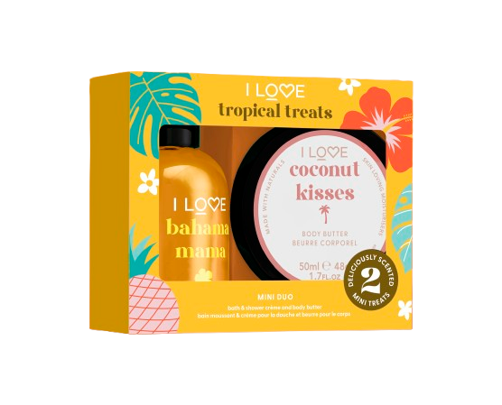 Set Mini Box Tropical Treats, 1 bucata, I Love Cosmetics