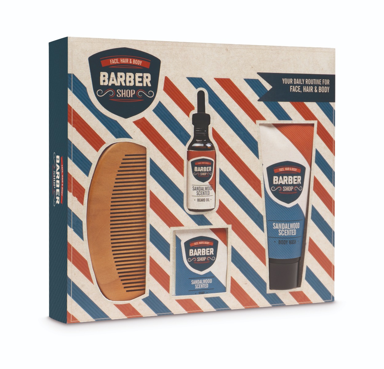 Set pentru barbati Barber, Treffina